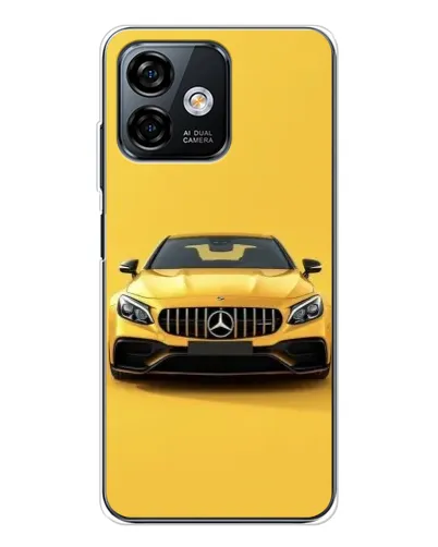 Чехол для Ulefone Note 16 Pro с картинкой «Желтый Mercedes GT»
