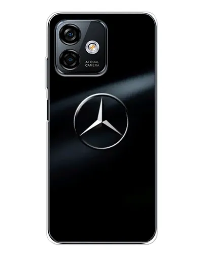 Чехол для Ulefone Note 16 Pro с картинкой «Mercedes на металле»