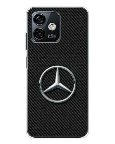 Чехол для Ulefone Note 16 Pro с картинкой «Карбоновый Mercedes стиль»