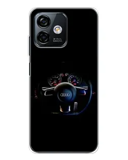 Чехол для Ulefone Note 16 Pro с картинкой «Салон Audi — руль» Чехол для Ulefone Note 16 Pro с картинкой «Салон Audi — руль»