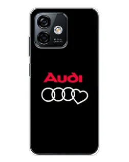 Чехол для Ulefone Note 16 Pro с картинкой «Логотип Audi Heart»