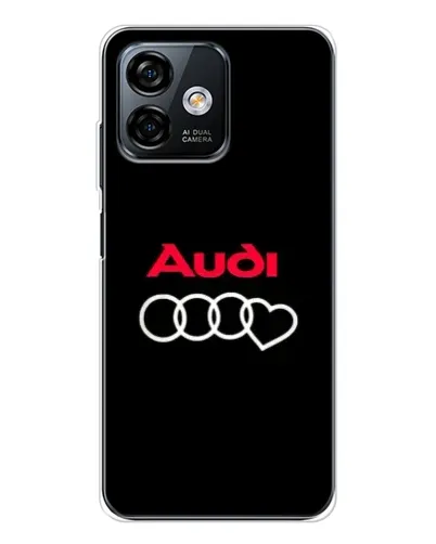 Чехол для Ulefone Note 16 Pro с картинкой «Логотип Audi Heart»
