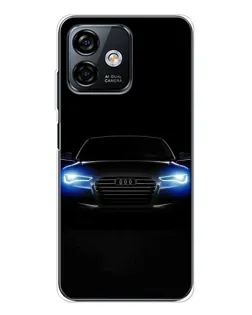 Чехол для Ulefone Note 16 Pro с картинкой «Audi в неоне»