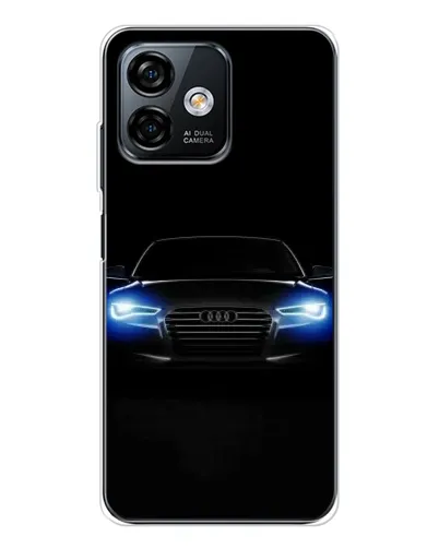 Чехол для Ulefone Note 16 Pro с картинкой «Audi в неоне»