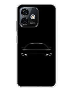 Чехол для Ulefone Note 16 Pro с картинкой «Взгляд Audi в темноте»