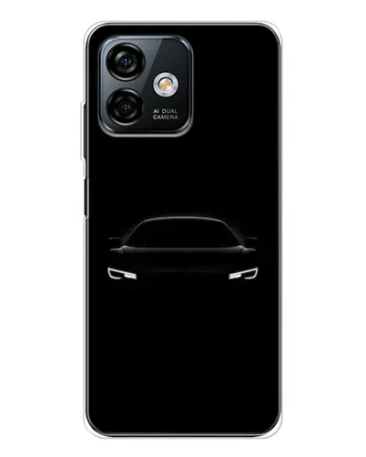 Чехол для Ulefone Note 16 Pro с картинкой «Взгляд Audi в темноте»