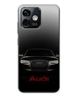 Чехол для Ulefone Note 16 Pro с картинкой «Audi — градиентный контур»