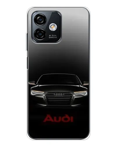 Чехол для Ulefone Note 16 Pro с картинкой «Audi — градиентный контур»
