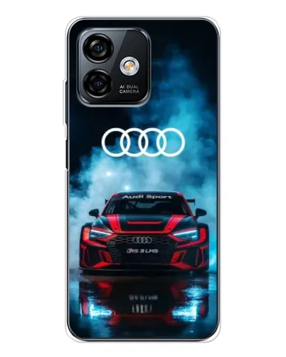 Чехол для Ulefone Note 16 Pro с картинкой «Audi Sport — неон»