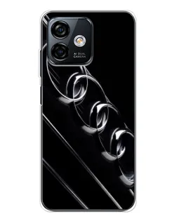 Чехол для Ulefone Note 16 Pro с картинкой «Audi — абстрактные кольца»