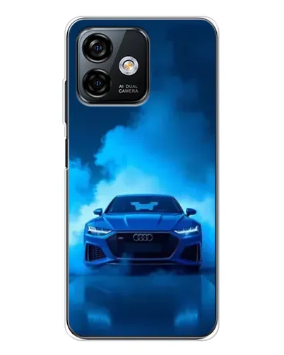 Чехол для Ulefone Note 16 Pro с картинкой «Audi — голубая энергия»