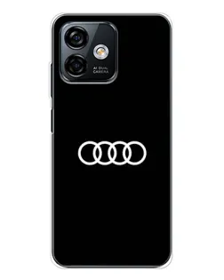 Чехол для Ulefone Note 16 Pro с картинкой «Audi White Logo»