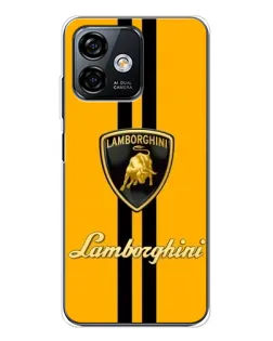 Чехол для Ulefone Note 16 Pro с картинкой «Lamborghini Stripe желтый» Чехол для Ulefone Note 16 Pro с картинкой «Lamborghini Stripe желтый»