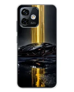 Чохол для Ulefone Note 16 Pro з картинкою «Нічний Lamborghini драйв»