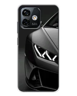 Чохол для Ulefone Note 16 Pro з картинкою «Lamborghini фари деталізація»