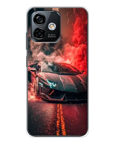 Чохол для Ulefone Note 16 Pro з картинкою «Lamborghini червоний дим» Чохол для Ulefone Note 16 Pro з картинкою «Lamborghini червоний дим»