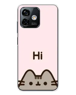 Чохол для Ulefone Note 16 Pro з картинкою «Пушин каже Hi»