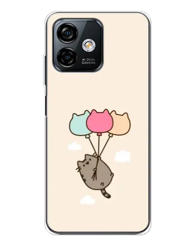 Чехол для Ulefone Note 16 Pro с картинкой «Пушин на шариках»