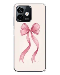 Чехол для Ulefone Note 16 Pro с картинкой «Розовый бант»
