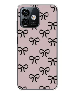 Чехол для Ulefone Note 16 Pro с картинкой «Черные бантики» Чехол для Ulefone Note 16 Pro с картинкой «Черные бантики»