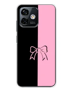 Чехол для Ulefone Note 16 Pro с картинкой «Половинки банта»