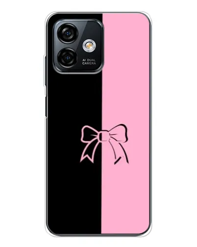 Чехол для Ulefone Note 16 Pro с картинкой «Половинки банта»