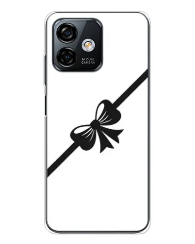 Чехол для Ulefone Note 16 Pro с картинкой «Диагональный бант»