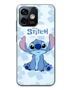 Чохол для Ulefone Note 16 Pro з картинкою «Stitch серед квітів»