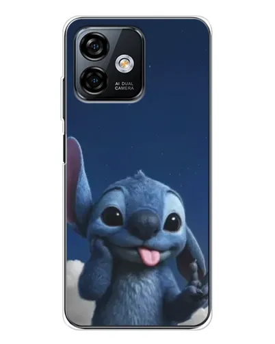 Чехол для Ulefone Note 16 Pro с картинкой «Стич в облаках»