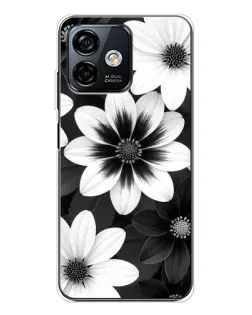 Чохол для Ulefone Note 16 Pro з картинкою «Монохромні айстри» Чохол для Ulefone Note 16 Pro з картинкою «Монохромні айстри»