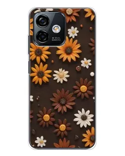 Чохол для Ulefone Note 16 Pro з картинкою «Візерунок з маленьких соняшників» Чохол для Ulefone Note 16 Pro з картинкою «Візерунок з маленьких соняшників»