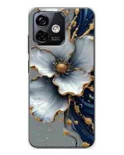 Чохол для Ulefone Note 16 Pro з картинкою «Біла квітка та золотий флюїд» Чохол для Ulefone Note 16 Pro з картинкою «Біла квітка та золотий флюїд»
