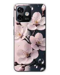 Чохол для Ulefone Note 16 Pro з картинкою «Ніжня сакура та краплі» Чохол для Ulefone Note 16 Pro з картинкою «Ніжня сакура та краплі»