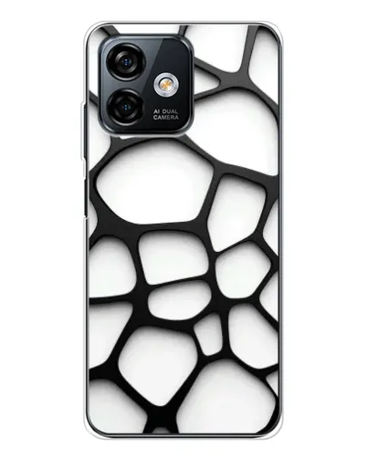 Чохол для Ulefone Note 16 Pro з картинкою «Біла об'ємна сітка» Чохол для Ulefone Note 16 Pro з картинкою «Біла об'ємна сітка»