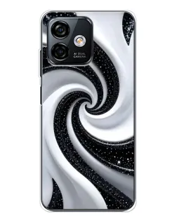 Чехол для Ulefone Note 16 Pro с картинкой «Черно-белая спираль» Чехол для Ulefone Note 16 Pro с картинкой «Черно-белая спираль»