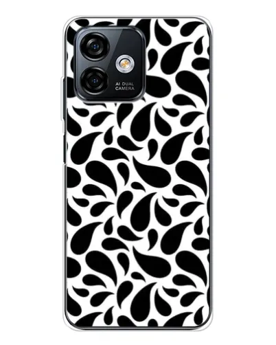 Чохол для Ulefone Note 16 Pro з картинкою «Контрастні чорні краплі» Чохол для Ulefone Note 16 Pro з картинкою «Контрастні чорні краплі»