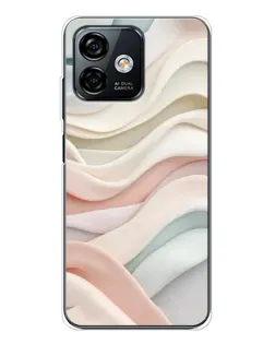Чохол для Ulefone Note 16 Pro з картинкою «Пастельні ніжні хвилі»