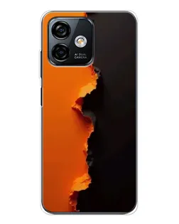 Чохол для Ulefone Note 16 Pro з картинкою «Помаранчевий розлом»