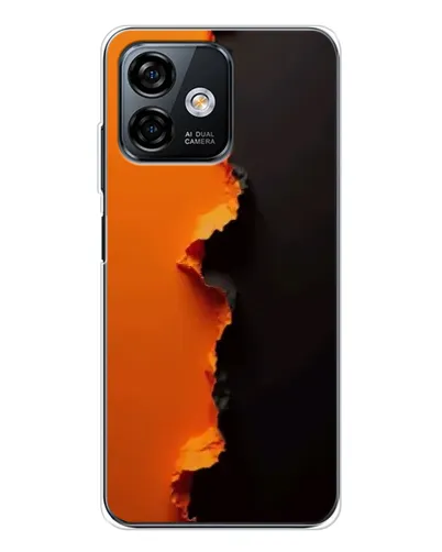 Чохол для Ulefone Note 16 Pro з картинкою «Помаранчевий розлом» Чохол для Ulefone Note 16 Pro з картинкою «Помаранчевий розлом»