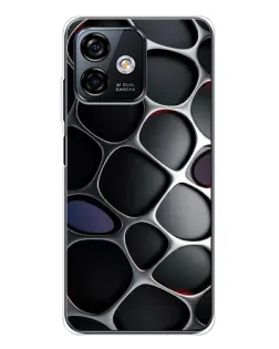 Чохол для Ulefone Note 16 Pro з картинкою «Об'ємна темна решітка»