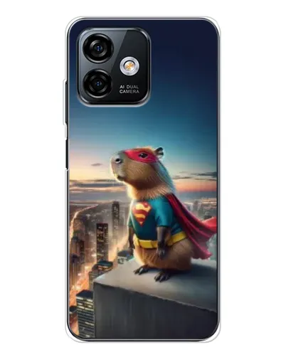 Чехол для Ulefone Note 16 Pro с картинкой «Капи-мен супергерой»