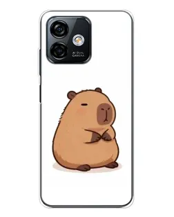 Чехол для Ulefone Note 16 Pro с картинкой «Толстенькая капибара»