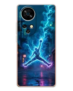 Чехол для Ulefone Note 17 Pro с картинкой «Jordan Gold Jumpman» Чехол для Ulefone Note 17 Pro с картинкой «Jordan Gold Jumpman»