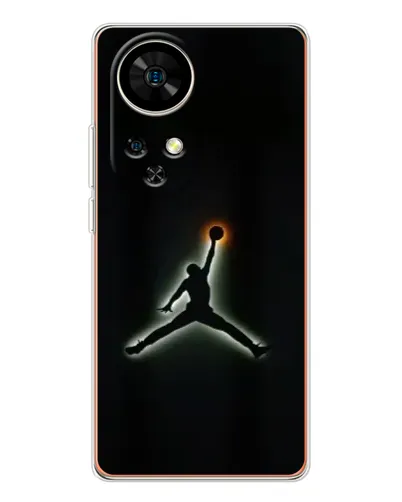 Чехол для Ulefone Note 17 Pro с картинкой «Jordan Gradient Logo»
