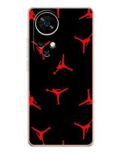 Чехол для Ulefone Note 17 Pro с картинкой «Jordan Red Pattern» Чехол для Ulefone Note 17 Pro с картинкой «Jordan Red Pattern»