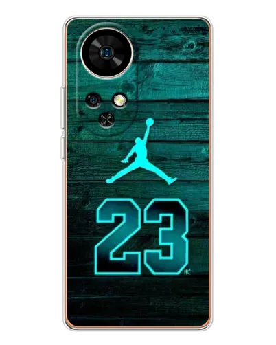 Чехол для Ulefone Note 17 Pro с картинкой «Jordan Cyan 23»