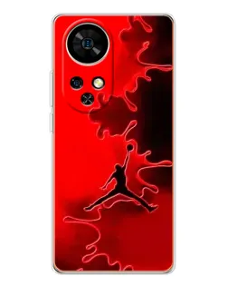 Чехол для Ulefone Note 17 Pro с картинкой «Jordan Red Smoke»