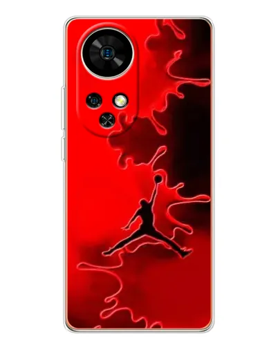 Чехол для Ulefone Note 17 Pro с картинкой «Jordan Red Smoke»