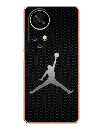 Чехол для Ulefone Note 17 Pro с картинкой «Jordan Dark Carbon»