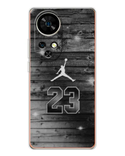 Чехол для Ulefone Note 17 Pro с картинкой «Jordan Carbon 23»